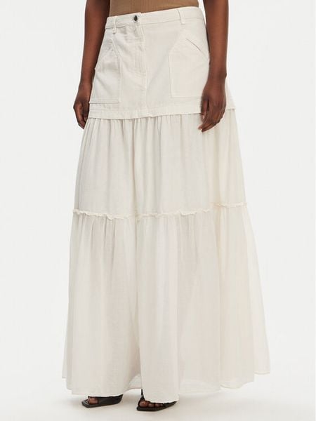 PINKO Spódnica maxi Kenny 105252 A2MI Écru Regular Fit. Spódnice damskie Pinko, bez wzorów, z bawełny, maxi. Za 1,239.00 zł.