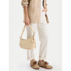 Torebka Badura. Brązowe torebki do ręki damskie Badura, bez wzorów, klasyczne, bez dodatków. Za 219.99 zł.