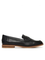 Caprice Lordsy 9-24203-46 Czarny. Czarne mokasyny damskie Caprice, ze skóry. Za 300.99 zł.