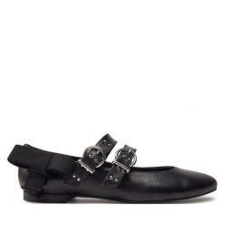 Baleriny ALOHAS. Czarne baleriny damskie ALOHAS, bez wzorów, bez obcasa. Za 399.99 zł.