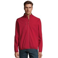 Męska Kurtka Radian Soft Shell. Czerwone kurtki sportowe męskie SOL'S, m, bez wzorów, z puchu, trekkingowe. Za 181.99 zł.