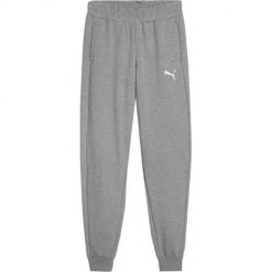 Spodnie sportowe chłopięce Puma Team Goal. Czarne spodnie sportowe dla chłopców Puma, bez wzorów, z dresówki, sportowe, trekkingowe. Za 139.00 zł.