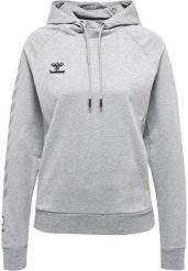 Damska bawełniana bluza z kapturem Hummel Move Grid. Szare bluzy damskie Hummel, xl, bez wzorów, z bawełny, z kapturem, na fitness i siłownię. Za 241.05 zł.