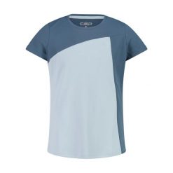T-shirt dziewczęcy CMP. Niebieskie t-shirty i topy dla dziewczynek CMP, bez wzorów, bez ramiączek. Za 110.50 zł.