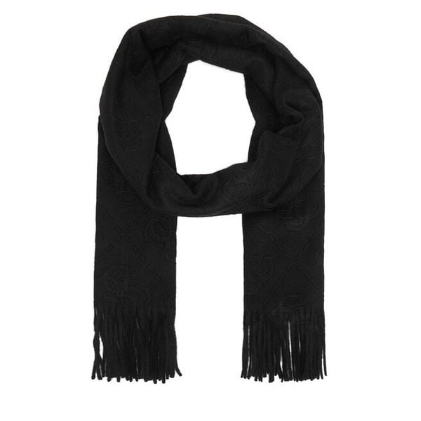 Szalik Guess. Czarne szaliki i chusty damskie Guess, z aplikacjami. Za 234.99 zł.