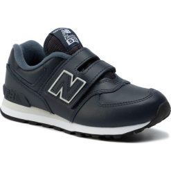 Sneakersy NEW BALANCE - YV574ERV Granatowy. Niebieskie półbuty chłopięce New Balance, bez wzorów, z materiału, bez zapięcia. Za 249.00 zł.