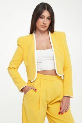 Żakiet pudełkowy ELISABETTA FRANCHI. Żakiety damskie Elisabetta Franchi, bez wzorów. Za 1,919.00 zł.