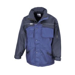 Parka z podszewką polarową Result. Niebieskie parki męskie RESULT, na zimę, m, bez wzorów, z polaru, bez kaptura. Za 350.50 zł.