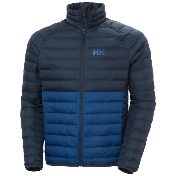 Kurtka puchowa Helly Hansen Banff Insulator. Niebieskie kurtki męskie Helly Hansen, m, bez wzorów, z materiału, bez kaptura. Za 739.50 zł.