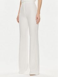 Babylon Spodnie materiałowe S00563 Biały Regular Fit. Białe spodnie materiałowe damskie Babylon, s, bez wzorów, z materiału. Za 739.99 zł.