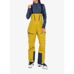 Spodnie narciarskie damskie La Sportiva Sender GTX Performance Bib Pants. Żółte spodnie materiałowe damskie La Sportiva, bez wzorów, narciarskie. Za 1,688.39 zł.