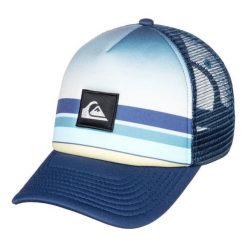 Quiksilver Chłopięca Czapka Sets Coming. Niebieskie czapki dla dzieci marki Quiksilver, na lato, bez wzorów. Za 99.00 zł.