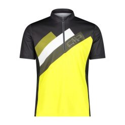 Koszulka turystyczna męska męska CMP. Czarne koszulki sportowe męskie CMP, m, bez wzorów, bez kołnierzyka, bez ramiączek, trekkingowe. W wyprzedaży za 174.99 zł.