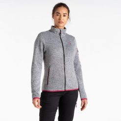 Bluza polarowa damska Dare 2B Torrek Thermal Fleece. Szare bluzy sportowe damskie Dare 2b, bez wzorów, z polaru, bez kaptura, trekkingowe. W wyprzedaży za 99.99 zł.