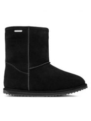 EMU Australia Śniegowce Brumby Lo Teens T10773 Czarny. Czarne buty zimowe dziewczęce Emu Australia, ze skóry, bez zapięcia. Za 479.99 zł.