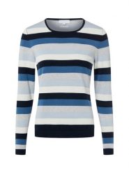 Brookshire Sweter z dzianiny Kobiety Bawełna niebieski, XL. Niebieskie swetry damskie brookshire, xl, bez wzorów, z bawełny, bez kołnierzyka, bez ramiączek, bez kaptura. Za 89.95 zł.