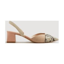 Mango - Czółenka Daniela. Szare czółenka damskie Mango, z materiału. Za 139.90 zł.