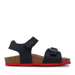 Sandały Geox. Niebieskie sandały chłopięce Geox, bez zapięcia. Za 119.99 zł.