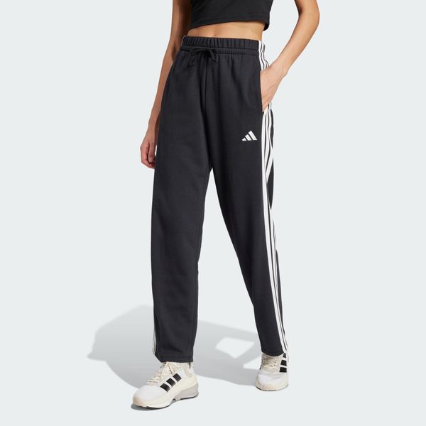 Spodnie Essentials 3-Stripes Open Hem French Terry. Białe obuwie sportowe damskie Adidas, xs, bez wzorów, z materiału. Za 219.00 zł.