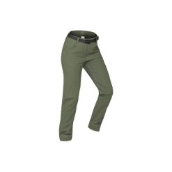 Spodnie turystyczne SH500 X-Warm damskie. Spodnie materiałowe damskie marki QUECHUA. W wyprzedaży za 99.99 zł.