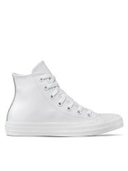 Converse Trampki Ct A/S Lthr Hi 1T406 Biały. Białe trampki męskie Converse, bez wzorów, ze skóry, bez zapięcia. Za 299.99 zł.