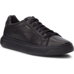 Półbuty GEOX - U Deiven B U845WB 000FV C9999 Black. Czarne półbuty na co dzień męskie Geox, z materiału. W wyprzedaży za 359.00 zł.