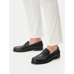 Mokasyny GINO ROSSI. Czarne mokasyny męskie Gino Rossi. Za 449.99 zł.