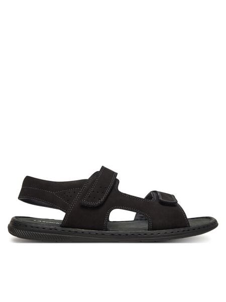 Lasocki Sandały CANTO-01 MI18 Czarny. Czarne sandały męskie Lasocki, z nubiku, bez zapięcia. Za 149.99 zł.