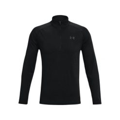 Bluza fitness męska Under Armour Tech 2.0 1/2 Zip. Czarne bluzy męskie Under Armour, m, bez wzorów, bez kaptura, na fitness i siłownię. Za 240.50 zł.