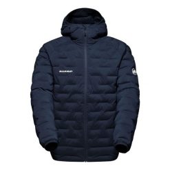 Kurtka uniwersalna męska Mammut Sander. Niebieskie kurtki męskie Mammut, na zimę, m, bez wzorów, z materiału, klasyczne, z kapturem. Za 1,000.04 zł.