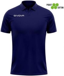 Koszulka polo Givova Polo Cotone Piquet Summer Blue. Niebieskie koszulki polo męskie 318, na lato, m, bez wzorów, z bawełny, eleganckie, bez ramiączek. Za 64.32 zł.