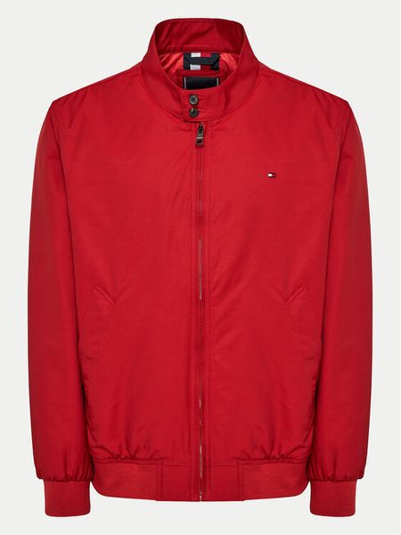 Tommy Hilfiger Kurtka przejściowa Club Harrington MW0MW35670 Czerwony Regular Fit. Czerwone kurtki męskie Tommy Hilfiger, m, bez wzorów, z bawełny, bez kaptura. Za 589.99 zł.