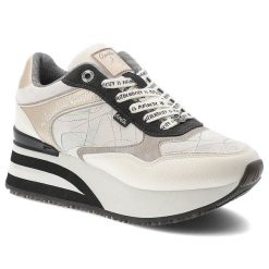 Sneakersy damskie Anekke, cholewka ze skóry naturalnej licowej wysoka platforma sznurowanie sportowy styl casual, białe, 42370-443. Białe półbuty damskie Anekke, bez wzorów, ze skóry, casualowe, bez obcasa, na koturnie, bez zapięcia. Za 379.00 zł.