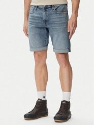 G-Star Raw Szorty jeansowe 3301 D10481-C051 Niebieski Regular Fit. Niebieskie szorty męskie G-Star Raw, m, bez wzorów, z bawełny, retro. Za 389.99 zł.