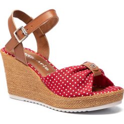 Sandały TAMARIS - 1-28341-22 Red Dots/Cogn. 534. Klapki damskie marki Tamaris. Za 209.90 zł.