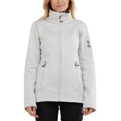 Sweter polarowy damski Fundango Antila Fleece. Białe swetry damskie Fundango, l, bez wzorów, z polaru, sportowe, bez kołnierzyka, bez ramiączek, bez kaptura. Za 199.90 zł.