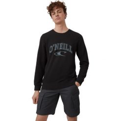 Bluza O'Neill LM State Crew, Mężczyźni. Czarne bluzki z długim rękawem męskie O'Neill, l, bez wzorów, z bawełny, bez kaptura. Za 290.00 zł.