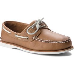 Mokasyny TIMBERLAND - Cls2l Boat A1OTN Md Brn. Brązowe mokasyny męskie Timberland, ze skóry. W wyprzedaży za 379.00 zł.