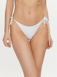 Guess Dół od bikini E4GO06 KC5Z0 Biały. Białe bikini damskie Guess, xl, z aplikacjami. Za 119.99 zł.