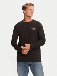 Tommy Hilfiger Longsleeve MW0MW36501 Czarny Regular Fit. Czarne bluzki z długim rękawem męskie Tommy Hilfiger, m, bez wzorów, z bawełny, bez kołnierzyka. Za 129.99 zł.