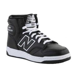 Trampki Męskie Skóra Średnia Wysokość. Czarne trampki męskie New Balance, bez wzorów, ze skóry, bez zapięcia. Za 859.99 zł.