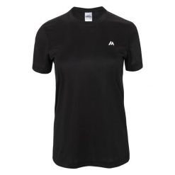 Damska koszulka treningowa Martes Essentials Dillion. Czarne koszulki sportowe damskie MARTES ESSENTIALS, l, bez wzorów, z dresówki, bez kołnierzyka, bez ramiączek, do biegania. Za 32.67 zł.