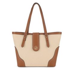 Torebka Beverly Hills Polo Club. Brązowe torebki do ręki damskie Beverly Hills Polo Club, bez wzorów, bez dodatków. Za 219.99 zł.