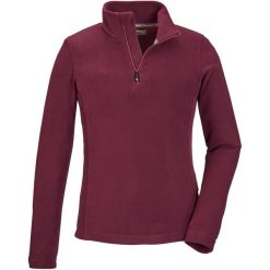 Bluza dziewczęca Killtec KSW 188 GRLS FLC SHRT. Brązowe bluzy dla dziewczynek KILLTEC, bez wzorów, bez ramiączek, bez kaptura. W wyprzedaży za 71.99 zł.