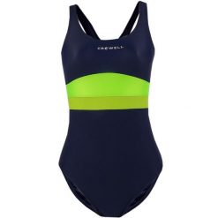 Kostium kąpielowy damski Crowell Katie. Niebieskie kostiumy jednoczęściowe damskie CROWELL, m, bez wzorów, sportowe, do pływania. Za 85.00 zł.