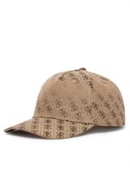 Guess Czapka z daszkiem AM9614 POL01 Beżowy. Brązowe rękawiczki męskie Guess, z aplikacjami, z poliesteru. Za 154.99 zł.