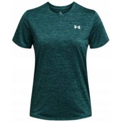 Koszulka treningowa damska Under Armour Tech. Zielone koszulki sportowe damskie Under Armour, xs, bez wzorów, bez kołnierzyka. Za 113.99 zł.