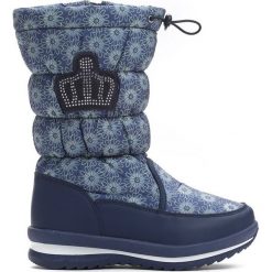 Granatowe Śniegowce Canoe. Buty zimowe dziewczęce marki Born2be. Za 89.99 zł.