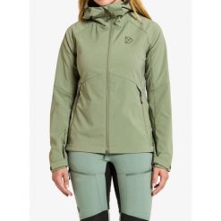 Kurtka wiatrówka damska Didriksons Petra Jacket 4. Zielone kurtki sportowe damskie Didriksons, bez wzorów, bez kaptura, trekkingowe. Za 340.99 zł.