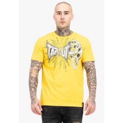 T-shirt o klasycznym kroju Tapout Blade. Czarne t-shirty męskie TAPOUT, bez wzorów, klasyczne, bez kołnierzyka. Za 152.50 zł.